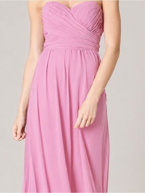 Pretty Maids Strapless Sweetheart Gown in Aurora Pink
